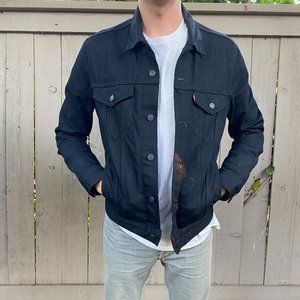 Medium Men's Levi's Denim Jacket (Black)